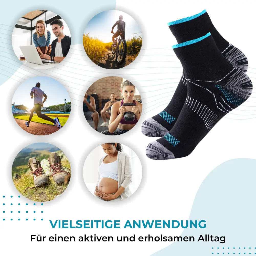 Kompressionssocken für den Alltag